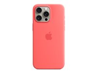 Apple - Skydd för mobiltelefon - MagSafe-kompatibilitet - silikon - guava - för iPhone 15 Pro Max MT1V3ZM/A