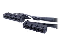 APC - Nätverkskabel - TAA-kompatibel - RJ-45 (hona) till RJ-45 (hona) - UTP - CAT 6 - svart DDCC6-007