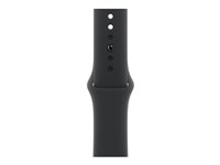 Apple - Band för smart klocka - 42mm - storlek S/M - svart - för Watch Hermès Series 7, Hermès Series 9, SE 3, Series 10, Series 11, Series 8, Series 9 MXLJ3ZM/A