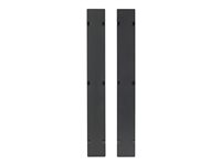 APC - Panelskydd för rackkabelhantering - svart - 42U - TAA-kompatibel (paket om 2) - för P/N: SMX1000CUS, SMX1500RM2UCNCUS, SMX1500RM2UCUS, SMX2KR2UX145, SMX3KR2UNCX145, SMX750CUS AR7581A