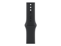 Apple - Band för smart klocka - 46mm - M/L (passar handleder på 160 - 210 mm) - svart - för Watch Hermès Series 9, SE 3, Series 10, Series 11, Series 8, Series 9, Ultra 2, Ultra 3 MXM43ZM/A