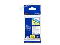 Brother TZe-135 - Självhäftande - vit på transparent - Rulle (1,2 cm x 8 m) 1 kassett(er) bandlaminat - för Brother PT-P750, PT-P950; P-Touch PT-D210, PT-D800, PT-H500; P-Touch Cube Plus PT-P710 TZE135