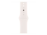 Apple - Band för smart klocka - 42mm - storlek M/L - ljus rouge - för Watch Hermès Series 7, Hermès Series 9, SE 3, Series 10, Series 11, Series 8, Series 9 MXLP3ZM/A