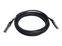 HPE X240 Direct Attach Copper Cable - Nätverkskabel - QSFP+ till QSFP+ - för Apollo 4200, 4200 Gen10; Edgeline e920; FlexFabric 12900E 36, 12XXX; ProLiant e910t 2U JG328A