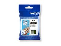 Brother LC421BK - Svart - original - bläckpatron - för Brother DCP-J1140DW, DCP-J1800DW, MFC-J1010DW, MFC-J1012DW LC421BK