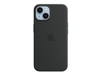 Apple - Skydd för mobiltelefon - MagSafe-kompatibilitet - silikon - midnatt - för iPhone 14 MPRU3ZM/A