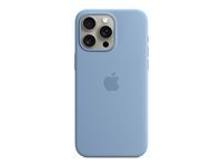Apple - Skydd för mobiltelefon - MagSafe-kompatibilitet - silikon - vinterblå - för iPhone 15 Pro Max MT1Y3ZM/A