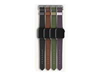 OtterBox Symmetry - Band för smart klocka - 41/40/38mm, kaktusläder - cactus groove - för Apple Watch Hermès Series 9, SE 3, Series 10, Series 11, Series 8, Series 9 77-95605