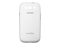Samsung Protective Cover+ EFC-1G6B - Baklock för mobiltelefon - vit - för Galaxy S III EFC-1G6BWECSTD