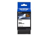 Brother STe-151 - Svart - Rulle (2,4 cm x 3 m) 1 kassett(er) stämpelband - för P-Touch PT-1600, 1650, 2430, 2460, 2470, 2700, 2710, 3600, 7500, 7600, 9800, PT-GL-200 STE151
