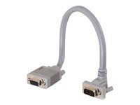 C2G Premium SXGA 90° Down Angled - VGA-förlängningskabel - HD-15 (VGA) (hane) till HD-15 (VGA) (hona) - 10 m - 90° anslutning 81079