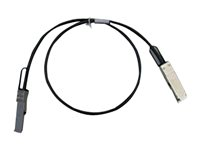 Cisco 40GBASE-CR4 Passive Copper Cable - Direktkopplingskabel - QSFP+ till QSFP+ - dubbelaxlad - grå - för Catalyst 3016; Nexus 3016, 3064-E, 3064PQ, 3064-X QSFP-H40G-CU5M=