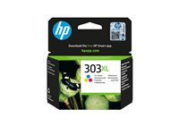 HP 303XL - 10 ml - Lång livslängd - färg (cyan, magenta, gul) - original - bläckpatron - för ENVY Photo 62XX, Photo 71XX, Photo 78XX; ENVY Inspire 72XX, 79XX T6N03AE#301