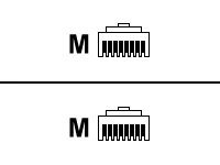 Belkin - Patch-kabel - RJ-45 (hane) till RJ-45 (hane) - CAT 5e - hakfri A3L793BT15MBKHS