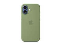 Apple - Skydd för mobiltelefon - MagSafe-kompatibilitet - silikon - ljus mossa - för iPhone 17 MGEX4ZM/A