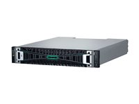 HPE Modular Smart Array 2070 12Gb SAS SFF Storage - 7th Generation - halvledarenhet/hårddisk-array - 0 TB - 24 fack (SAS-3) - SAS 12Gb/s (extern) - kan monteras i rack - 2U S1H48A