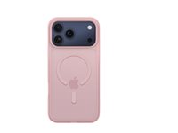 Belkin SheerForce Grip Series - Baksidesskydd för mobiltelefon - MagSafe-kompatibilitet - tillverkas av återvunna material - rosa - för Apple iPhone 17 Pro Max MSA036HQPK