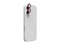 ZAGG InvisibleShield Premium GL - Linsskydd för mobiltelefon - röd - för Apple iPhone 16, 16 Plus, 17 200119642