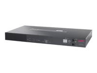 APC Rack Automatic Transfer Switch - Redundant omkopplare (kan monteras i rack) - AC 230 V - Ethernet 10/100, RS-232 - utgångskontakter: 12 - 1U - svart - för P/N: SUA3000R2ICH, SUA3000RMXLI3U-5XW, SUA3000RMXLI3U-TU, SUA3000XLI-3XW, SUA3000XLI-5XW AP7721