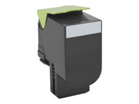 Lexmark 802HK - Lång livslängd - svart - original - tonerkassett LCCP, LRP - för Lexmark CX410de, CX410dte, CX410e, CX510de, CX510dhe, CX510dthe 80C2HK0