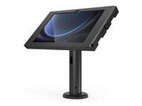 Compulocks Galaxy Tab S9/S9FE 10.9" Apex Enclosure Rise Stand 8" Black - Ställ - synliga kameror och sensorer fram/bak - för surfplatta - låsbar - metallram - svart - skärmstorlek: 10.9" - för Samsung Galaxy Tab S10 FE, Tab S10 Lite, Tab S11, Tab S9, Tab S9 FE TCDP01109GAPXB