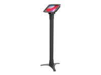 Compulocks iPad 10.2" Space Enclosure Portable Floor Stand - Kiosk - Antistöld - för surfplatta - låsbar - höggradig aluminium - svart - skärmstorlek: 10.2" - golvstående - för Apple 10.2-inch iPad (7:e generation, 8:e generation, 9:e generation) 147B102IPDSB