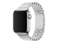 Apple 38mm Link Bracelet - Klockrem för smart klocka - 135-195 mm - silver - för Watch Hermès Series 7, Hermès Series 9, SE 3, Series 10, Series 11, Series 8, Series 9 MUHJ2ZM/A
