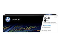 HP 203X - Lång livslängd - svart - original - LaserJet - tonerkassett (CF540X) - för Color LaserJet Pro M254dw, M254nw, MFP M280nw, MFP M281fdn, MFP M281fdw CF540X