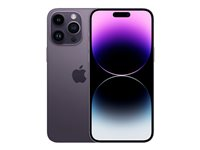Apple iPhone 14 Pro Max - 5G smartphone - dual-SIM / Internminne 512 GB - OLED-skärm - 6.7" - 2796 x 1290 pixels (120 Hz) - 3 st. bakre kameror 48 MP, 12 MP, 12 MP - front camera 12 MP - mörklila MQAM3QN/A
