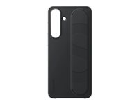 Samsung EF-GS731 - Baksidesskydd för mobiltelefon - silikon, termoplastisk polyuretan (TPU), plast - svart - för Galaxy S25 FE EF-GS731CBEGWW