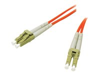 C2G Low-Smoke Zero-Halogen - Patch-kabel - LC multiläge (hane) till LC multiläge (hane) - 5 m - 5 m - fiberoptisk - 62,5/125 mikron - orange 85290