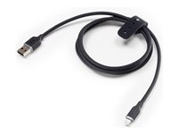 mophie charge stream - Lightning-kabel - USB hane till Lightning hane - 2 m - svart - USB-strömförsörjning (30W) 409912823