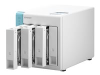 QNAP TS-431P3-2G - NAS-server - 4 fack - SATA 6Gb/s - RAID 0, 1, 5, 6, 10, JBOD, 5 hot spare, 6-reservsnabbyte, 10 hot spare, 1 hot spare - RAM 2 GB - 2.5 Gigabit Ethernet - iSCSI support TS-431P3-2G