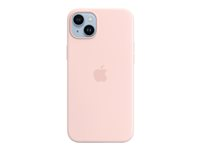 Apple - Skydd för mobiltelefon - MagSafe-kompatibilitet - silikon - chalk pink - för iPhone 14 Plus MPT73ZM/A