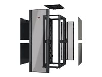APC NetShelter SX Enclosure Without Sides - Rack skåp - svart - 42U - 19" AR3300X609