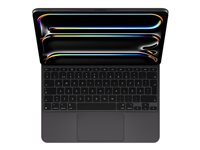 Apple Magic Keyboard - Tangentbord och foliefodral - med pekdyna - bakgrundsbelyst - Apple Smart connector - svensk - svart - för 13-inch iPad Pro (M4) MWR53S/A