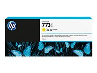 HP 773C - 775 ml - gul - original - bläckpatron - för DesignJet Z6600, Z6610, Z6800, Z6810 C1Q40A