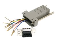C2G - Seriell adapter - RJ-45 (10 pin) (hona) till DB-9 (hane) - grå 81555