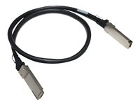 HPE Copper Cable - 100GBase direktkopplingskabel - QSFP28 (hane) till QSFP28 (hane) - SFF-8665 - för Arista 7060; Cisco ONE Nexus 3232; FlexFabric 5950 32QSFP28; QFX Series QFX10002, QFX5200 845408-B21