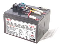 APC Replacement Battery Cartridge #48 - UPS-batteri - 1 x batteri - Bly-syra - för P/N: SMT750, SMT750C, SMT750CUS, SMT750I, SMT750TW, SMT750US, SUA750ICH-45, SUA750-TW RBC48