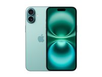 Apple iPhone 16 Plus - 5G smartphone - dual-SIM / Internminne 256 GB - OLED-skärm - 6.7" - 2796 x 1290 pixels - 2 bakre kameror 48 MP, 12 MP - front camera 12 MP - blågrön MXY53QN/A