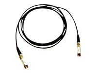 Cisco SFP+ Copper Twinax Cable - Direktkopplingskabel - SFP+ till SFP+ - dubbelaxlad - SFF-8436/IEEE 802.3ae - för 250 Series; Catalyst 2960, 2960G, 2960S, ESS9300; Nexus 93180, 9336, 9372; UCS 6140, C4200 SFP-H10GB-CU3M=