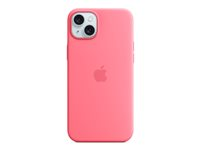 Apple - Skydd för mobiltelefon - MagSafe-kompatibilitet - silikon - rosa - för iPhone 15 Plus MWNE3ZM/A