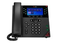 HP Poly VVX 450 - OBi Edition - VoIP-telefon - 3-riktad samtalsförmåg - SRTP, SIP, SDP - 12 linjer - svart 89K71AA#ABB