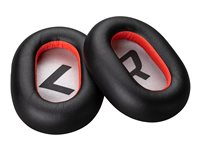HP Poly - Öronkudde för Bluetooth-headset - konstskinn - svart (paket om 2) 85Q42AA