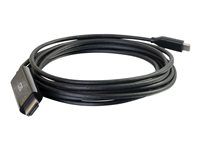 C2G 10ft USB C to HDMI Cable - USB C to HDMI Adapter Cable - 4K 60Hz - M/M - Kabel för video / ljud - USB-C hane vändbar till HDMI hane - 3.05 m - svart - stöd för 4K 26896