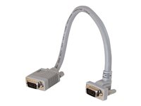 C2G Premium SXGA 90° Up Angled - VGA-kabel - HD-15 (VGA) (hane) till HD-15 (VGA) (hane) - 10 m - 90° anslutning 81046