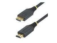 StarTech.com - Hög hastighet - HDMI-kabel med Ethernet - HDMI hane till HDMI hane - 2.4 m - skärmad - svart - halogenfri, passiv, 4K60Hz stöd, 1080p stöd 240 Hz, 2K144Hz stöd HDMI2-CABLE-GRIP-8F