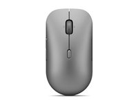 Lenovo Pro Plus 6050 - Mus - flerlägen - optisk - 6 knappar - trådlös - Bluetooth 5.3, 2.4 GHz - trådlös USB-mottagare - luna gray - brun låda 4Y51S61878