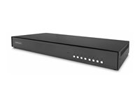 StarTech.com - Omkopplare för tangentbord/video/mus - säker - 8 x KVM port(s) - 1 lokal användare - skrivbordsmodell - TAA-kompatibel CK4-P108